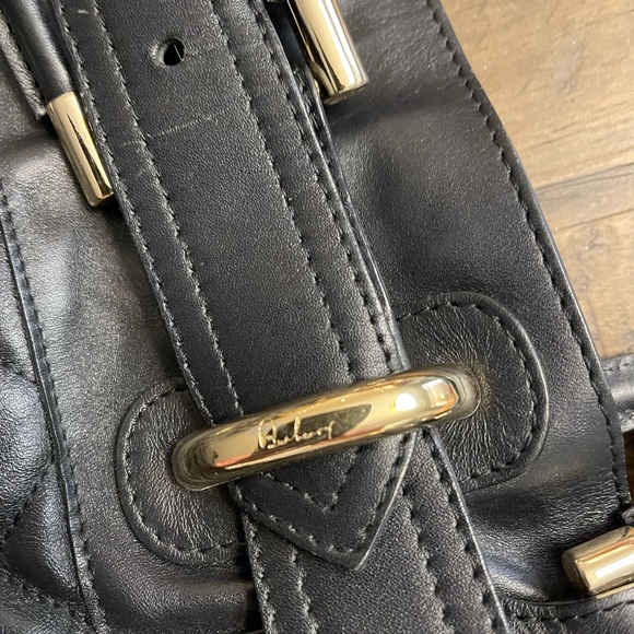 100% Authentic Burberry soft black leather handbag EUC - Picture 15 of 17